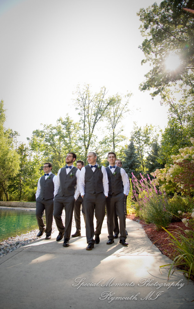 Hannah & Cameron at Grecian Center Southgate MI wedding photography