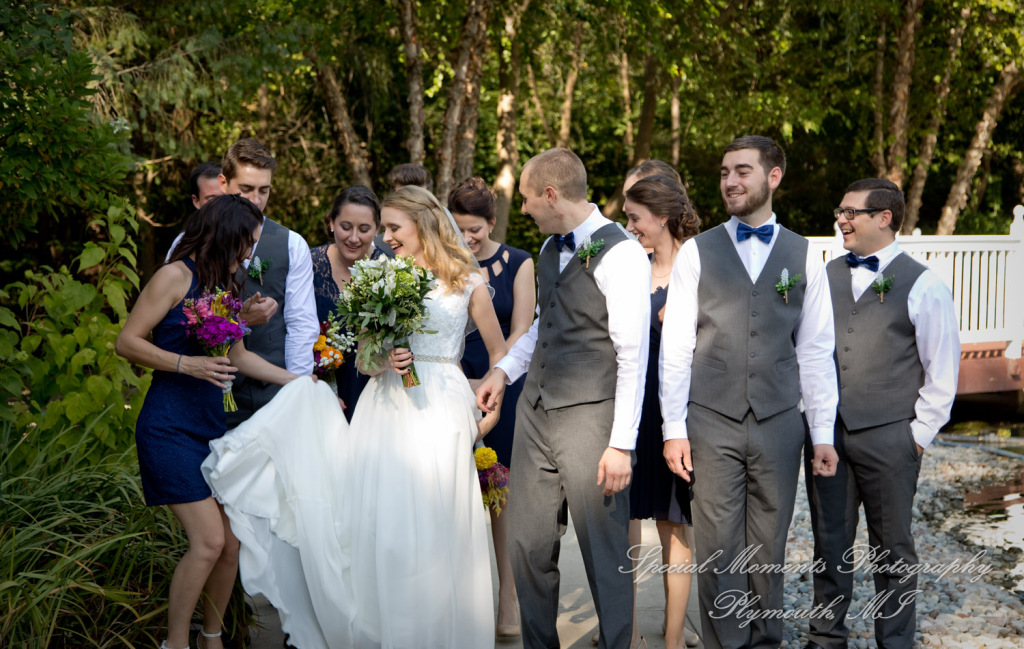 Hannah & Cameron at Grecian Center Southgate MI wedding photography