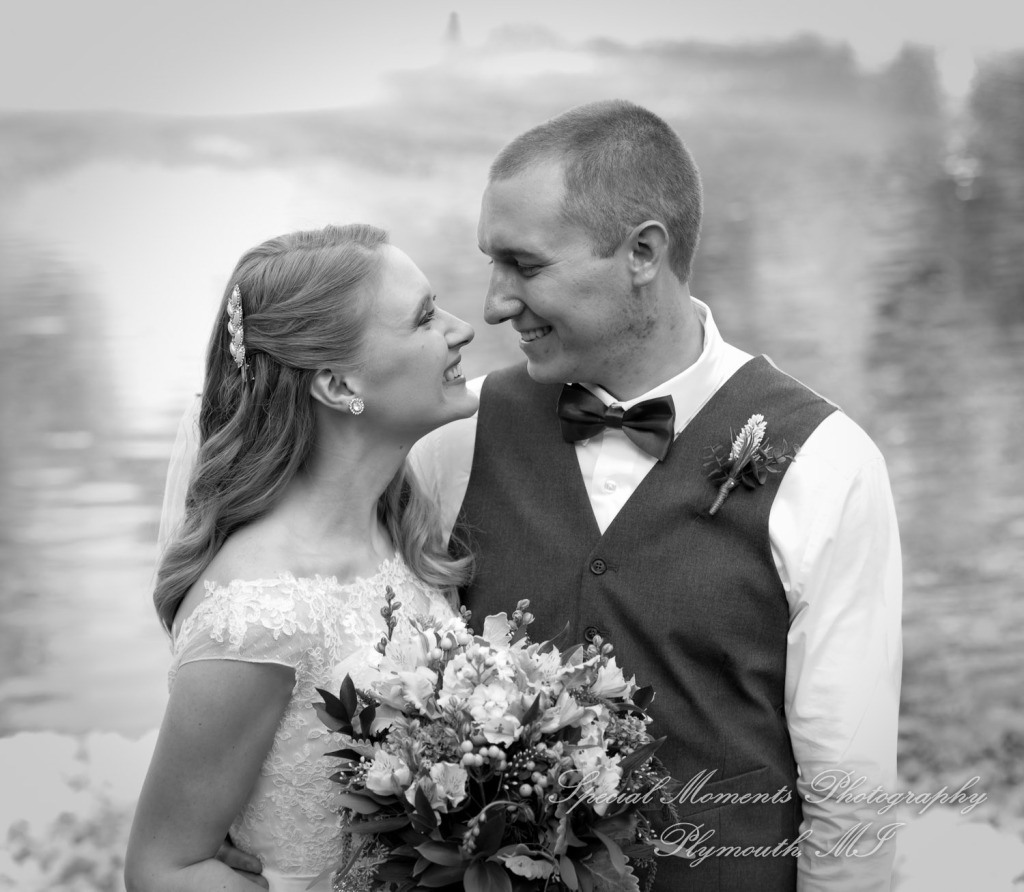 Hannah & Cameron at Grecian Center Southgate MI wedding photography