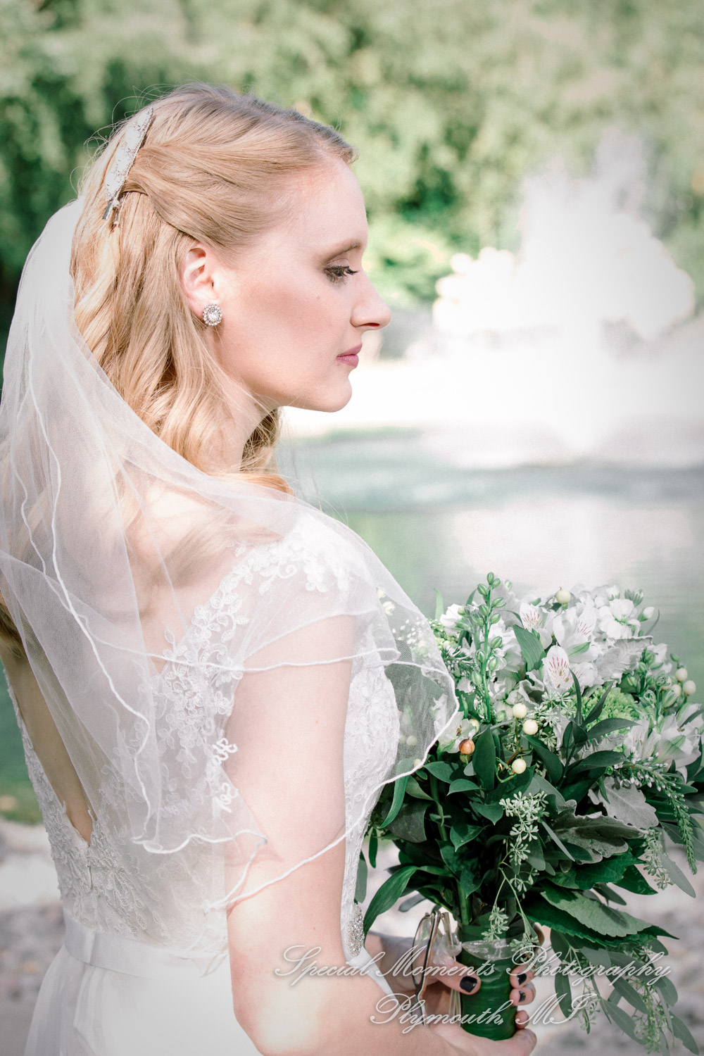 Hannah & Cameron at Grecian Center Southgate MI wedding photography