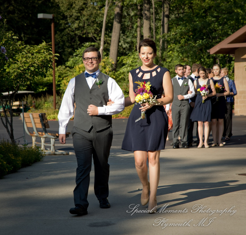 Hannah & Cameron at Grecian Center Southgate MI wedding photography