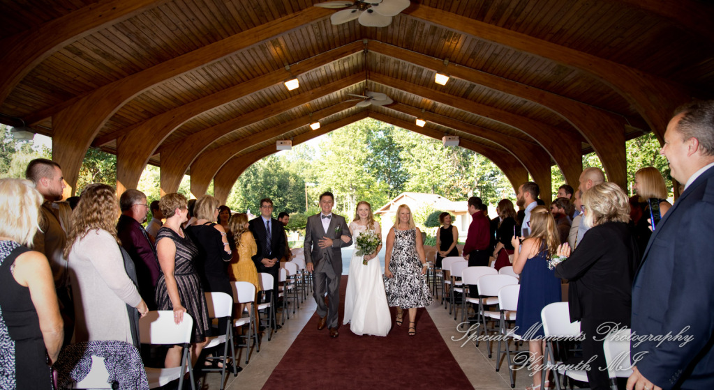 Hannah & Cameron at Grecian Center Southgate MI wedding photography