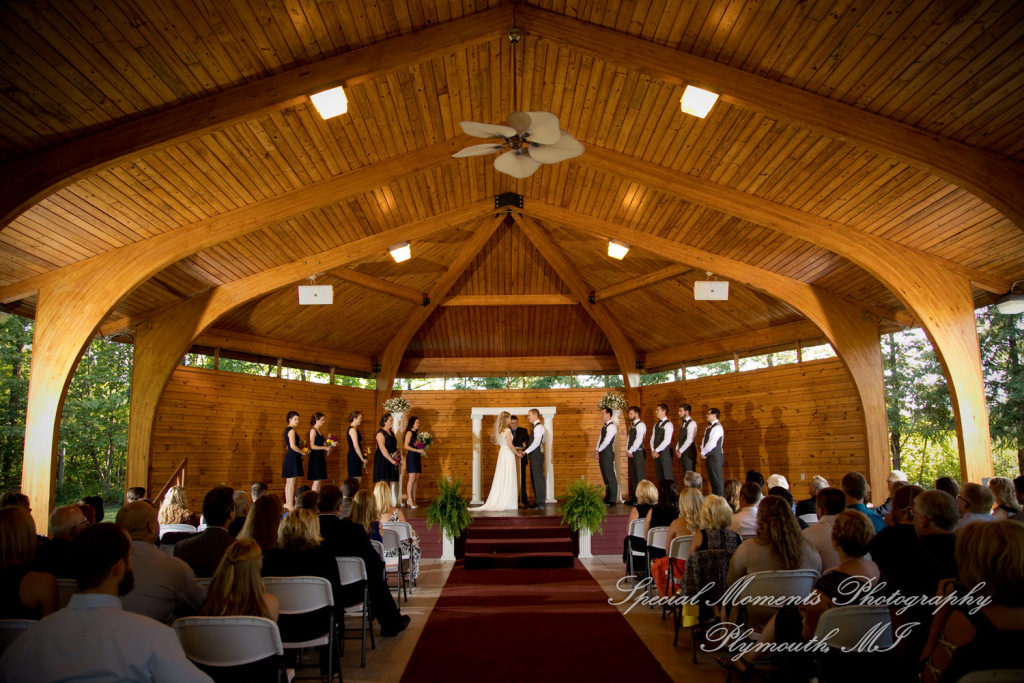 Hannah & Cameron at Grecian Center Southgate MI wedding photography