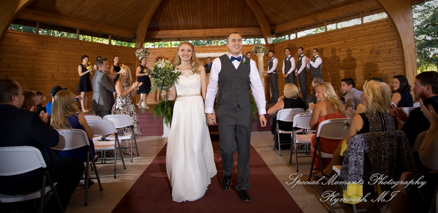 Hannah & Cameron at Grecian Center Southgate MI wedding photography