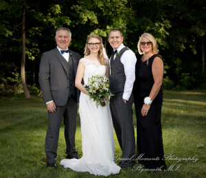 Hannah & Cameron at Grecian Center Southgate MI wedding photography