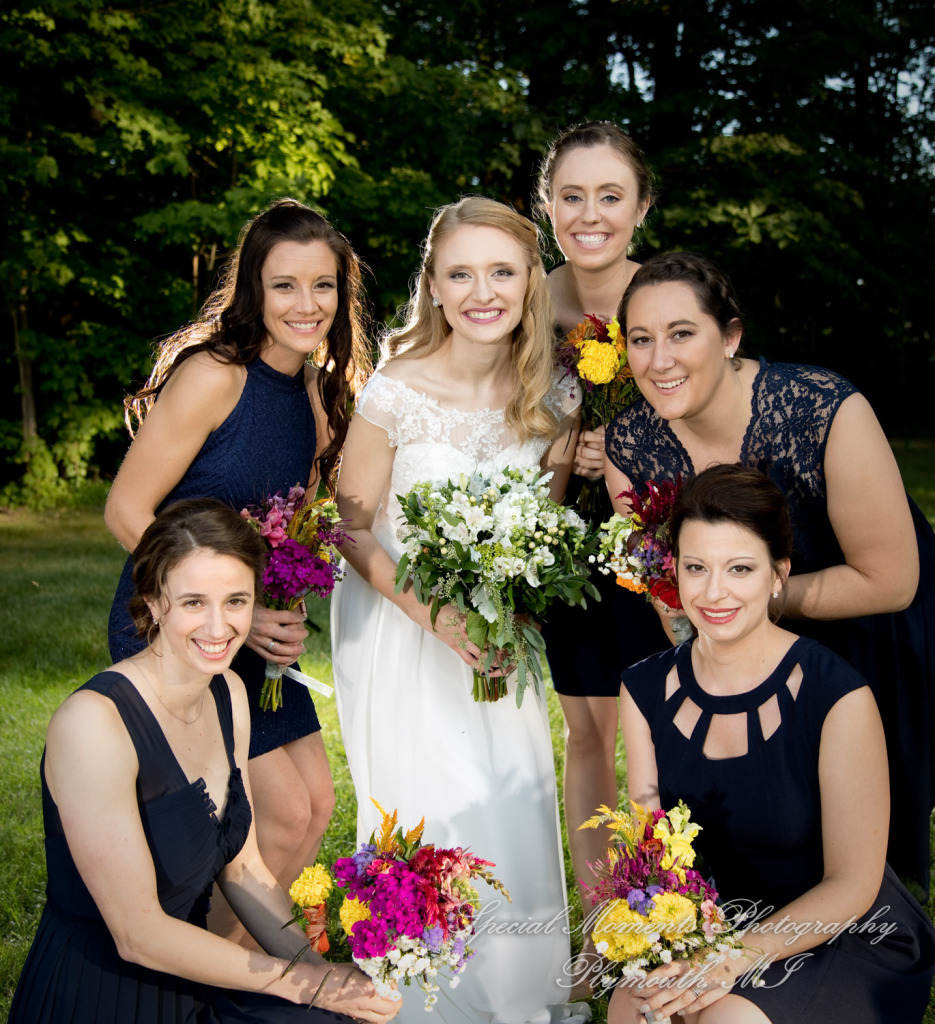 Hannah & Cameron at Grecian Center Southgate MI wedding photography