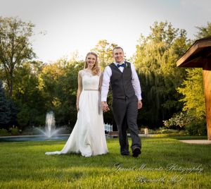 Hannah & Cameron at Grecian Center Southgate MI wedding photography