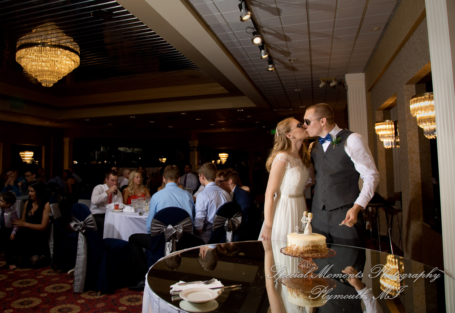 Hannah & Cameron at Grecian Center Southgate MI wedding photography
