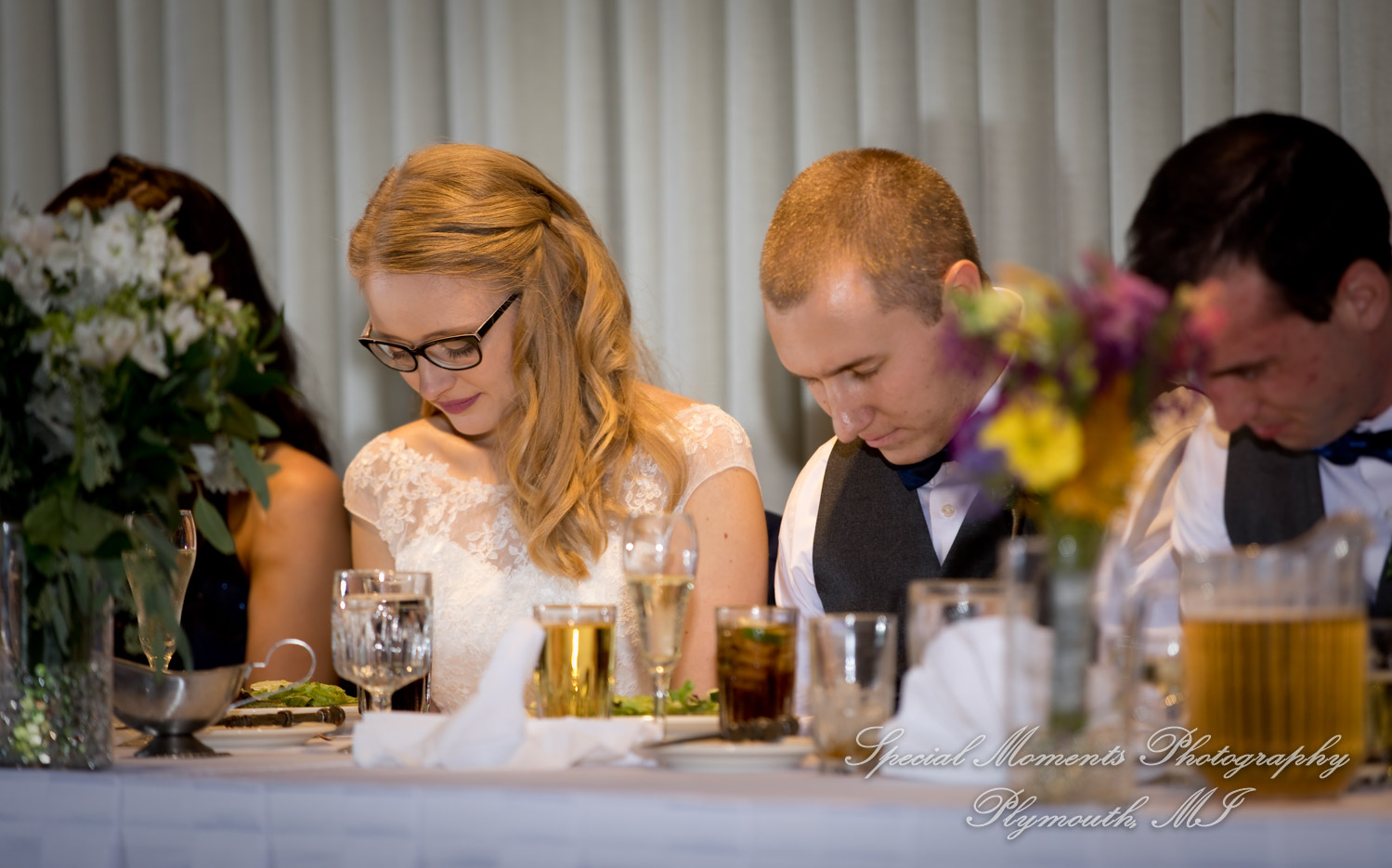 Hannah & Cameron at Grecian Center Southgate MI wedding photography