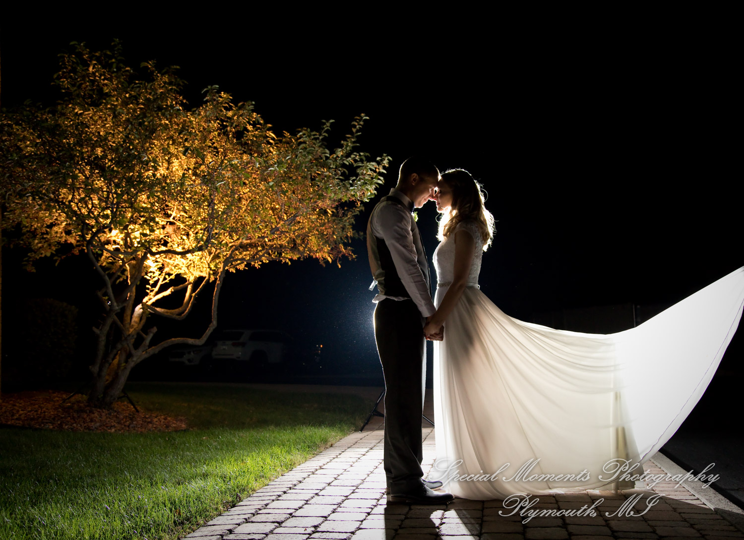 Hannah & Cameron at Grecian Center Southgate MI wedding photography