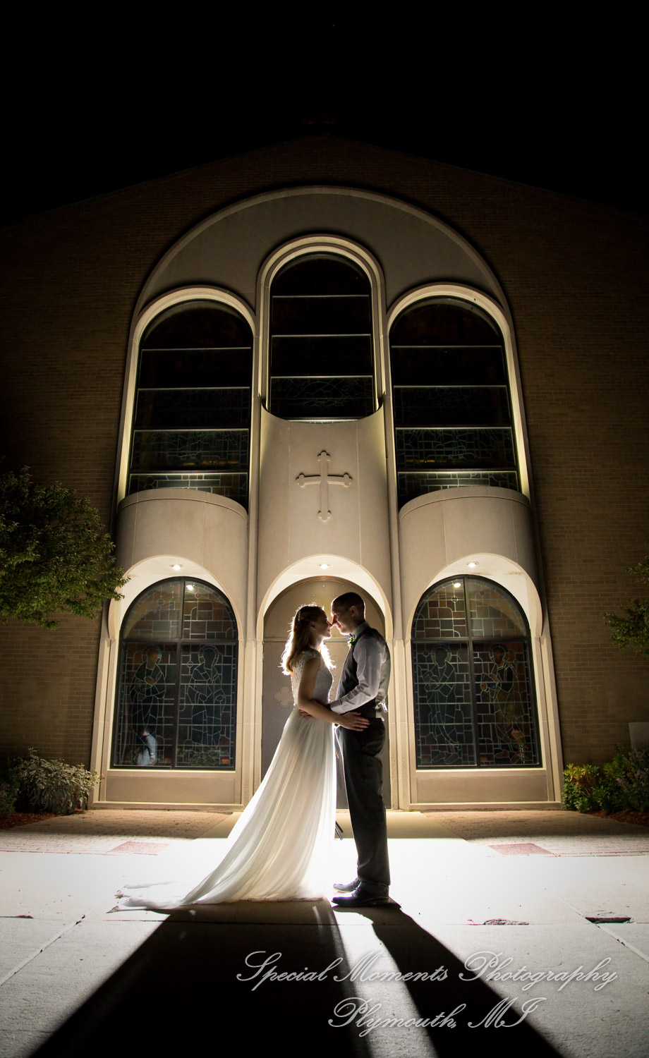 Hannah & Cameron at Grecian Center Southgate MI wedding photography