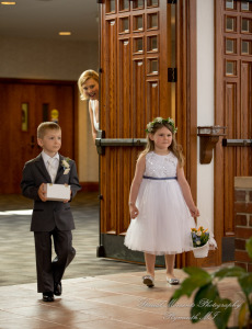 Mary & Jarrett at St. Andrew Catholic Church Saline MI wedding photography