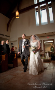 Mary & Jarrett at St. Andrew Catholic Church Saline MI wedding photography