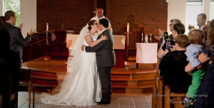 Mary & Jarrett at St. Andrew Catholic Church Saline MI wedding photography