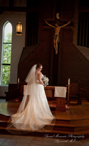 Mary & Jarrett at St. Andrew Catholic Church Saline MI wedding photography