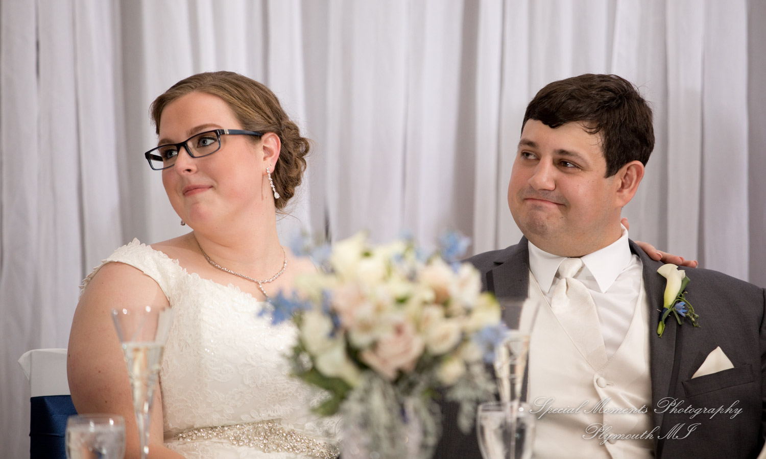 Mary & Jarrett at Kensington Hotel Ann Arbor MI wedding photography