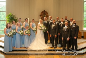 Emily & Scott at Prince Of Peace Lutheran Church Portage MI wedding photography