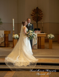 Emily & Scott at Prince Of Peace Lutheran Church Portage MI wedding photography