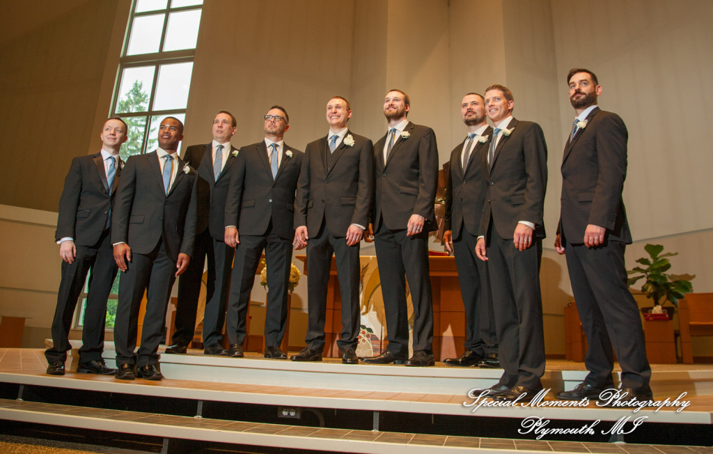 Emily & Scott at Prince Of Peace Lutheran Church Portage MI wedding photography