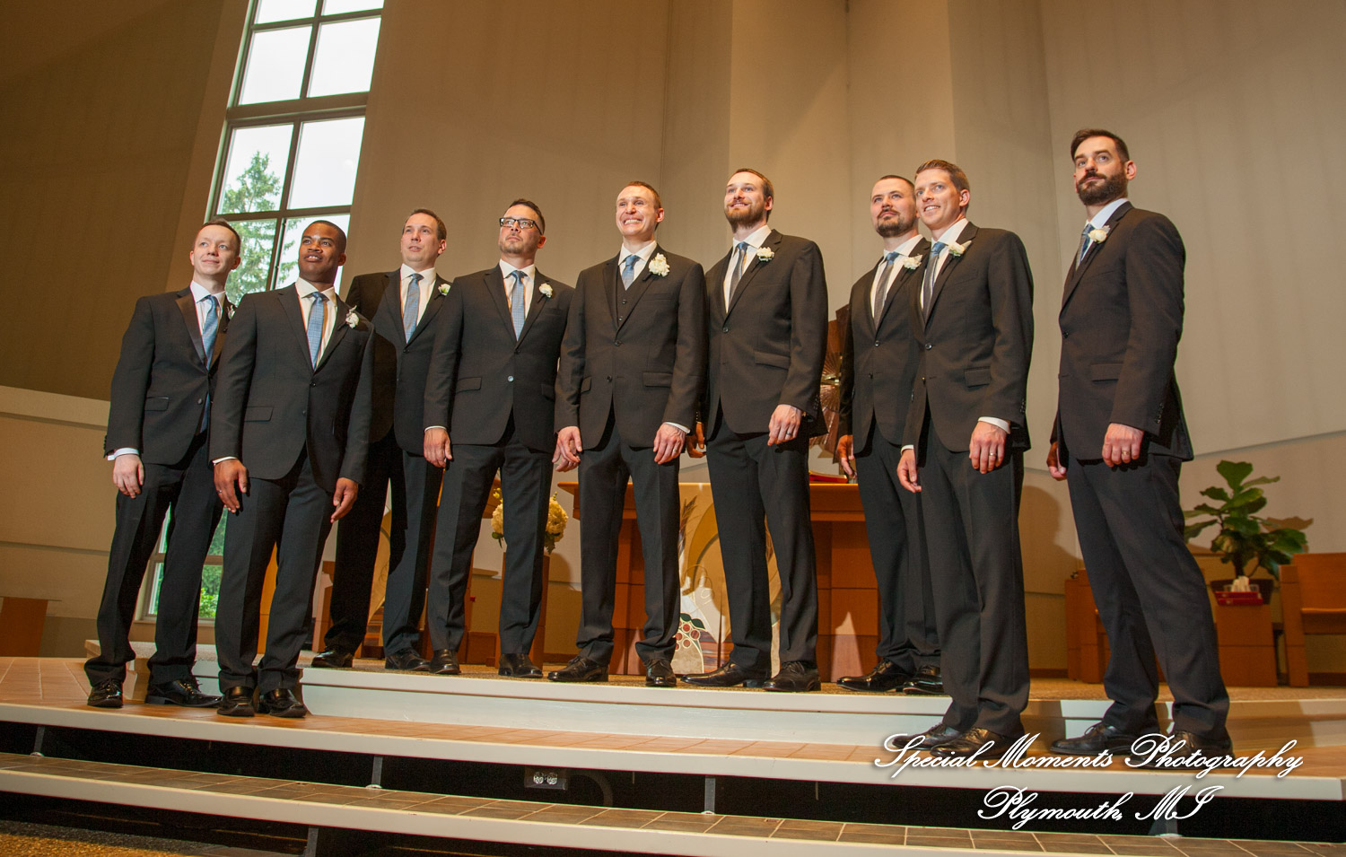 Emily & Scott at Prince Of Peace Lutheran Church Portage MI wedding photography