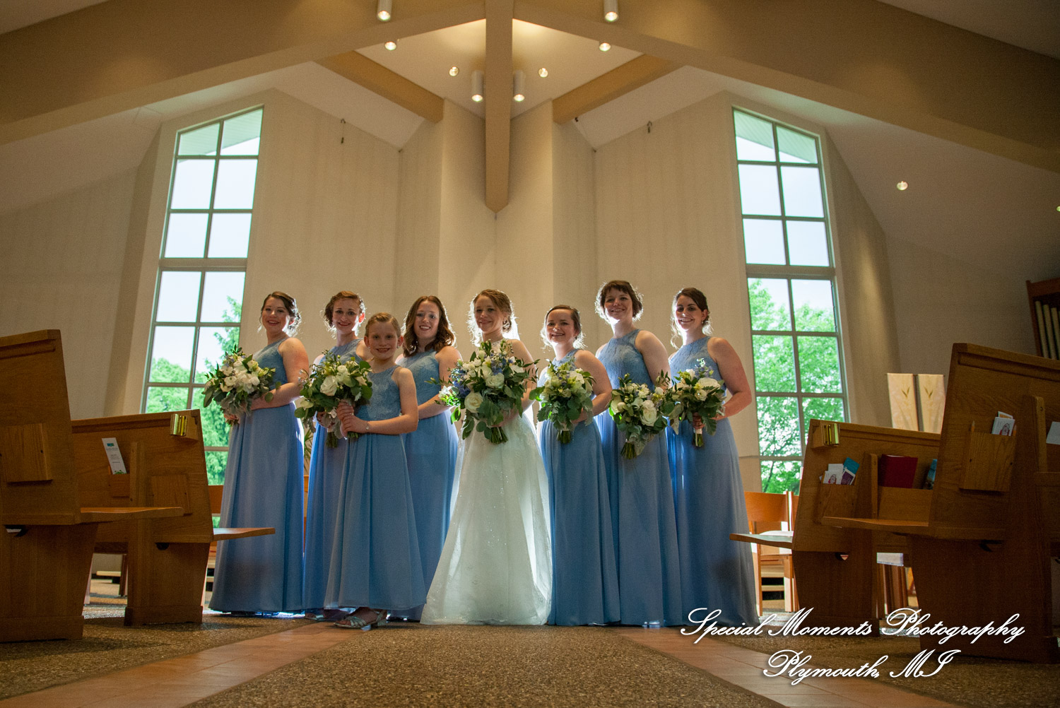 Emily & Scott at Prince Of Peace Lutheran Church Portage MI wedding photography