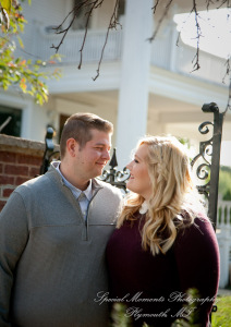 Amanda & Adam at Kellogg Park Plymouth MI engagement photography