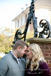 Amanda & Adam at Kellogg Park Plymouth MI engagement photography
