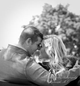 Amanda & Adam at Kellogg Park Plymouth MI engagement photography