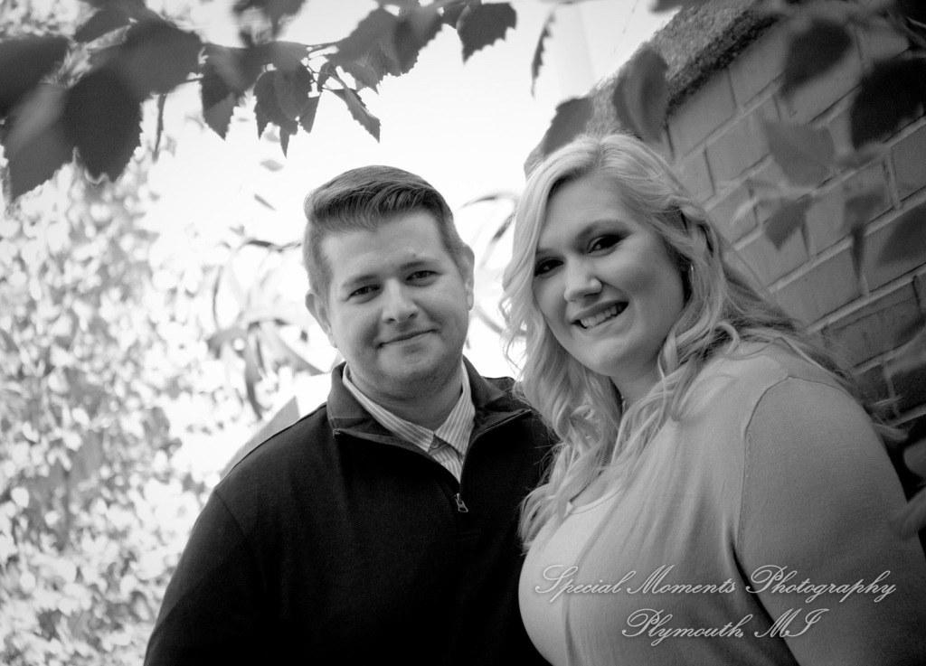 Amanda & Adam at Kellogg Park Plymouth MI engagement photography