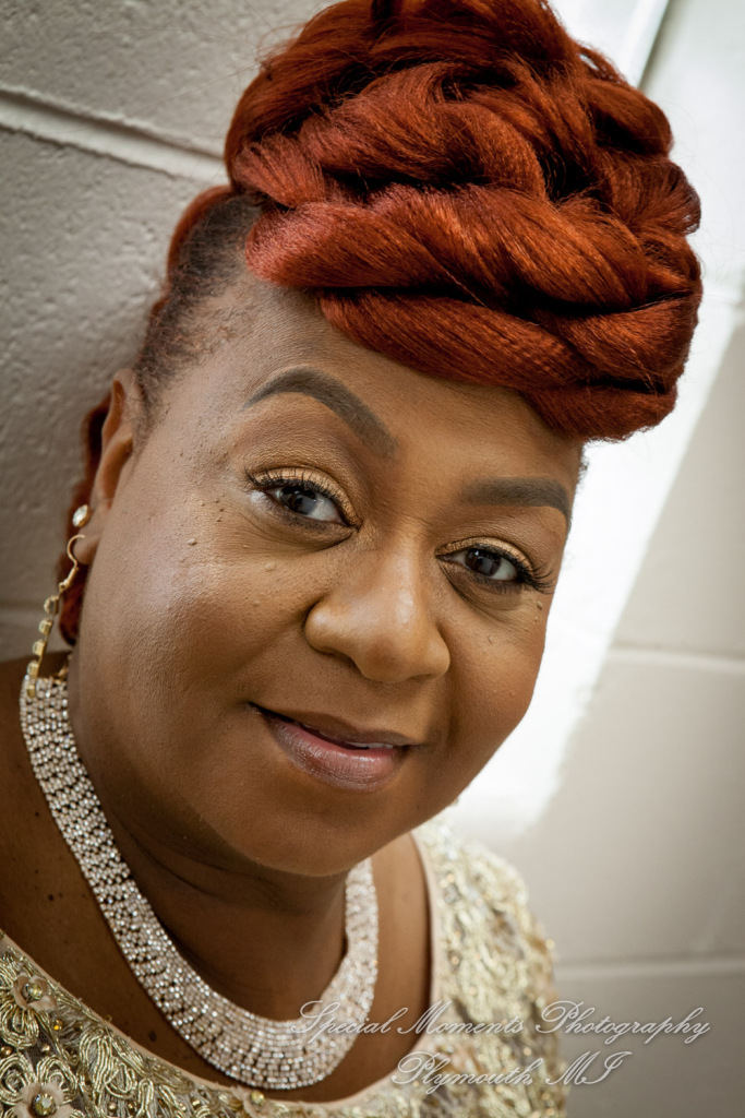 Maria & Dominique at Greater Life Apostolic Church Detroit MI wedding photography