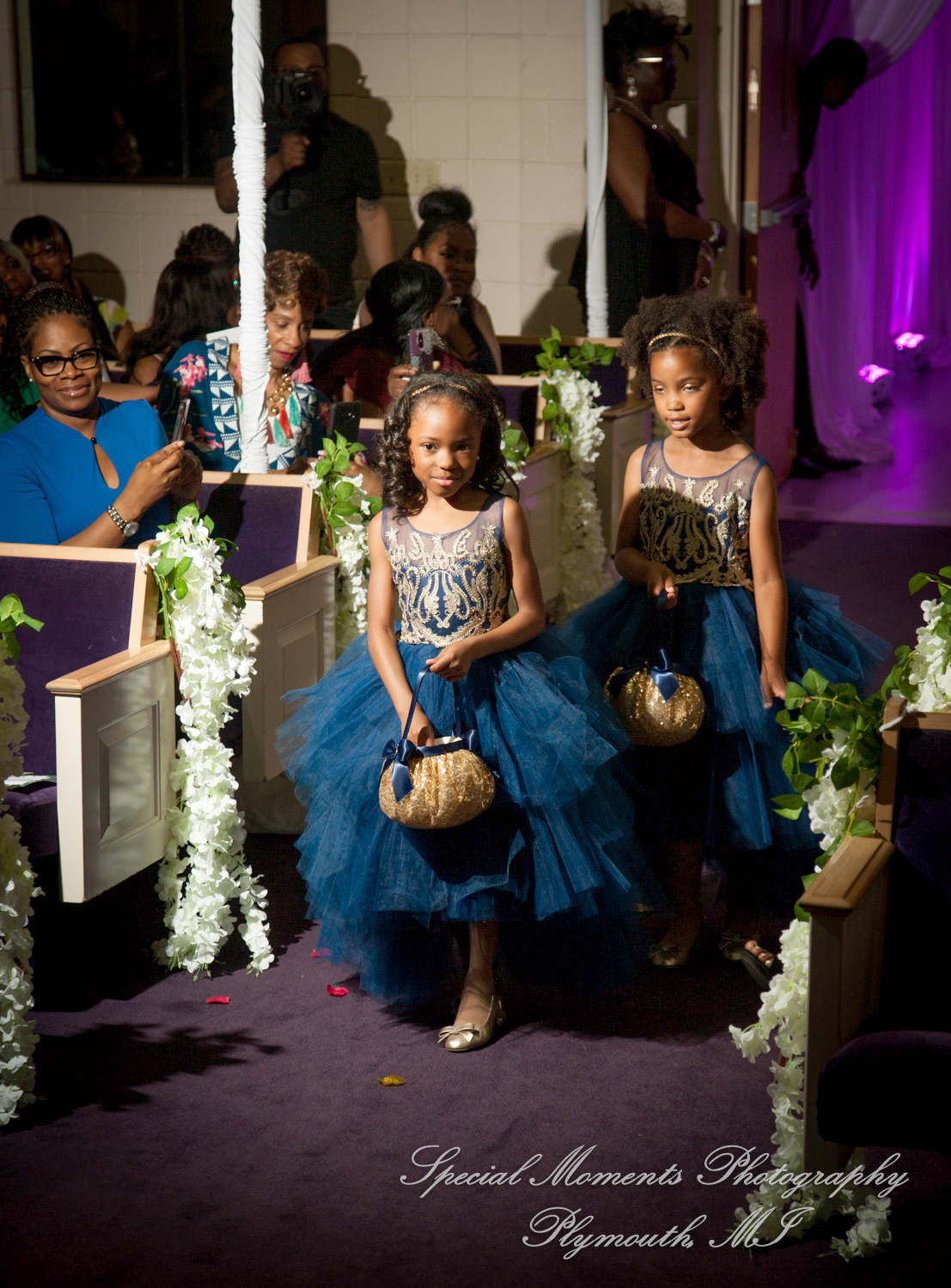 Maria & Dominique at Greater Life Apostolic Church Detroit MI wedding photography