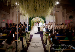 Maria & Dominique at Greater Life Apostolic Church Detroit MI wedding photography