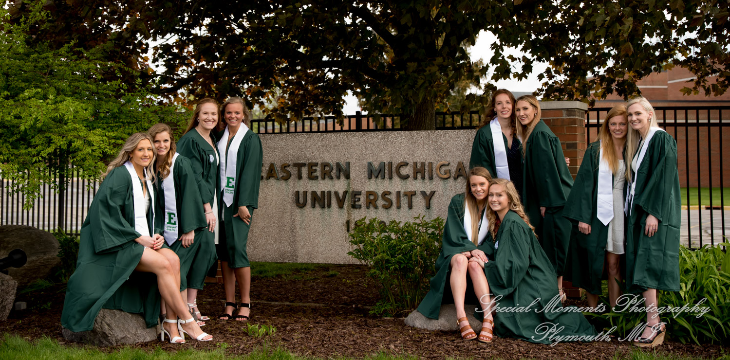 Eastern Michigan University graduation photograph