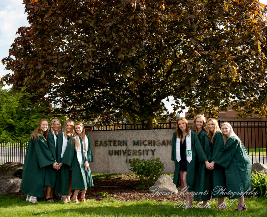 Eastern Michigan University graduation photograph