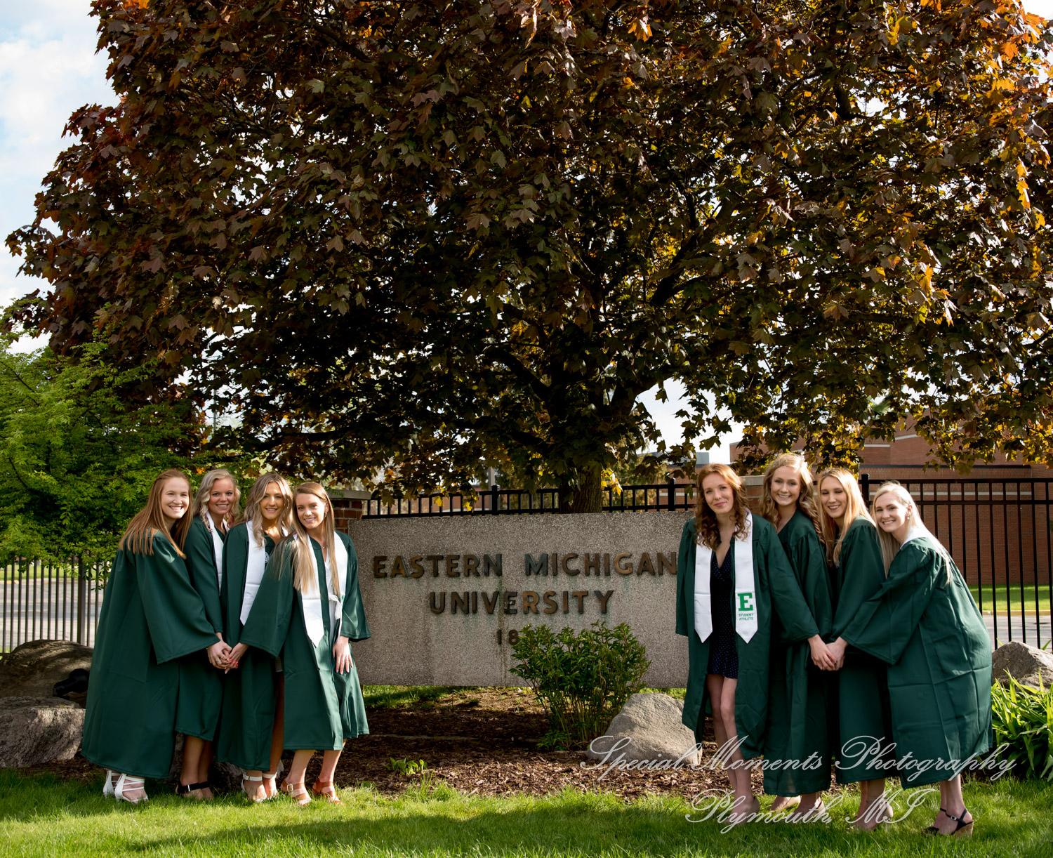 Eastern Michigan University graduation photograph