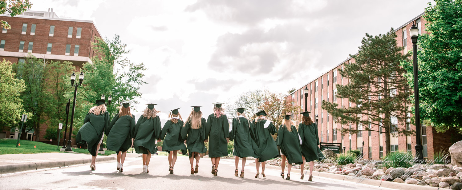 Eastern Michigan University graduation photograph