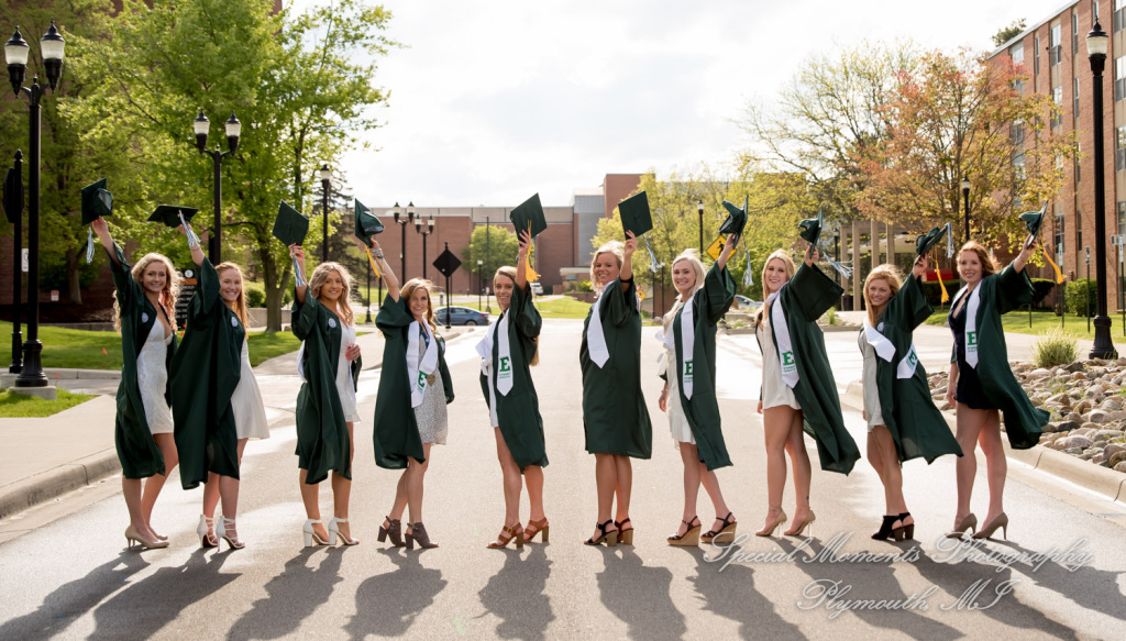 Eastern Michigan University graduation photograph