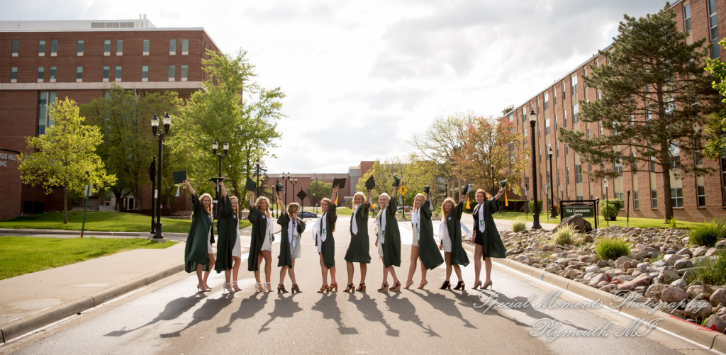 Eastern Michigan University graduation photograph