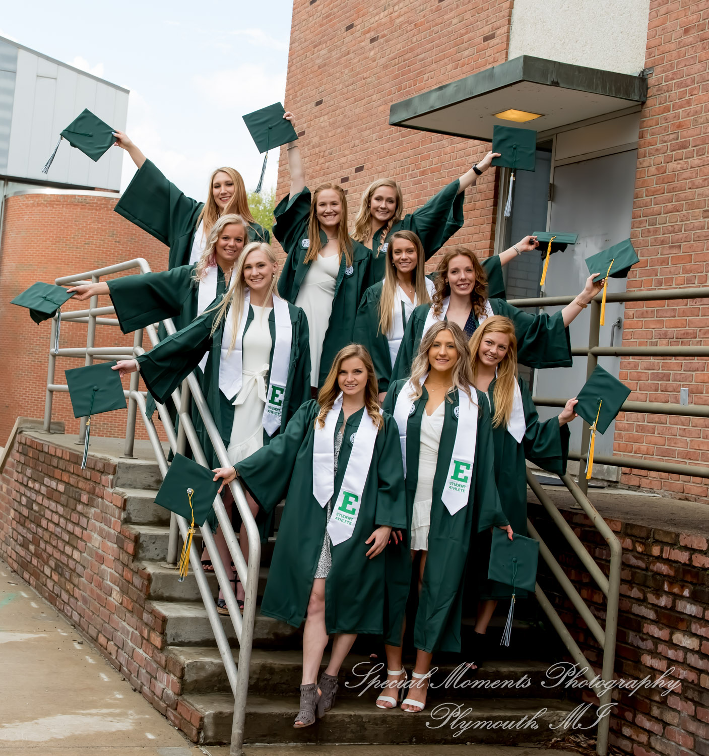 Eastern Michigan University graduation photograph