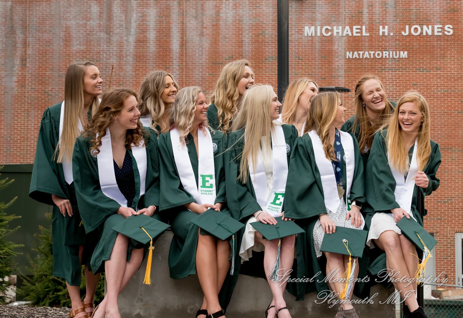Eastern Michigan University graduation photograph