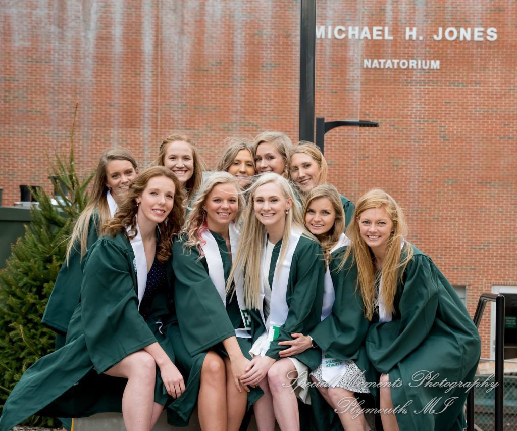 Eastern Michigan University graduation photograph