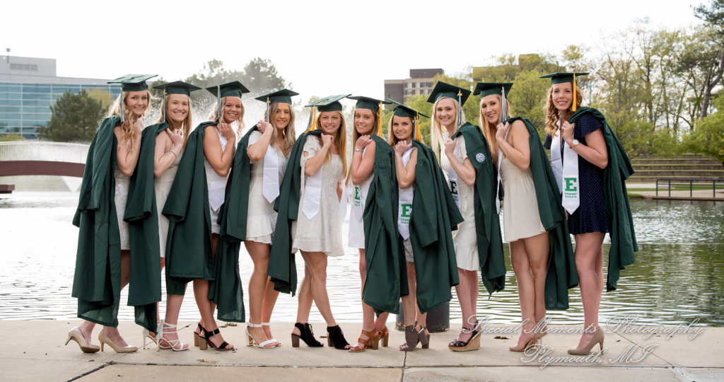 Eastern Michigan University graduation photograph