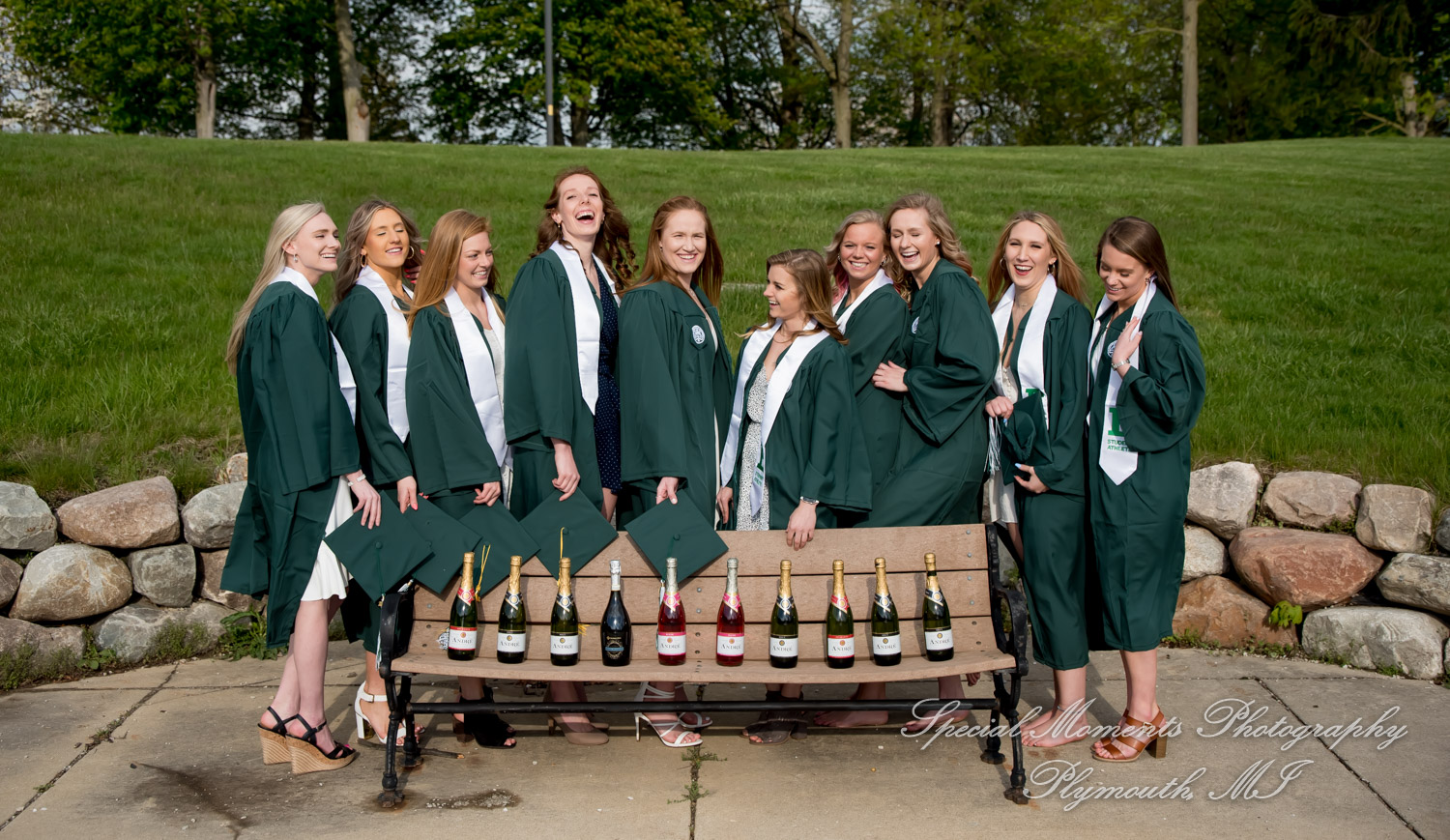 Eastern Michigan University graduation photograph