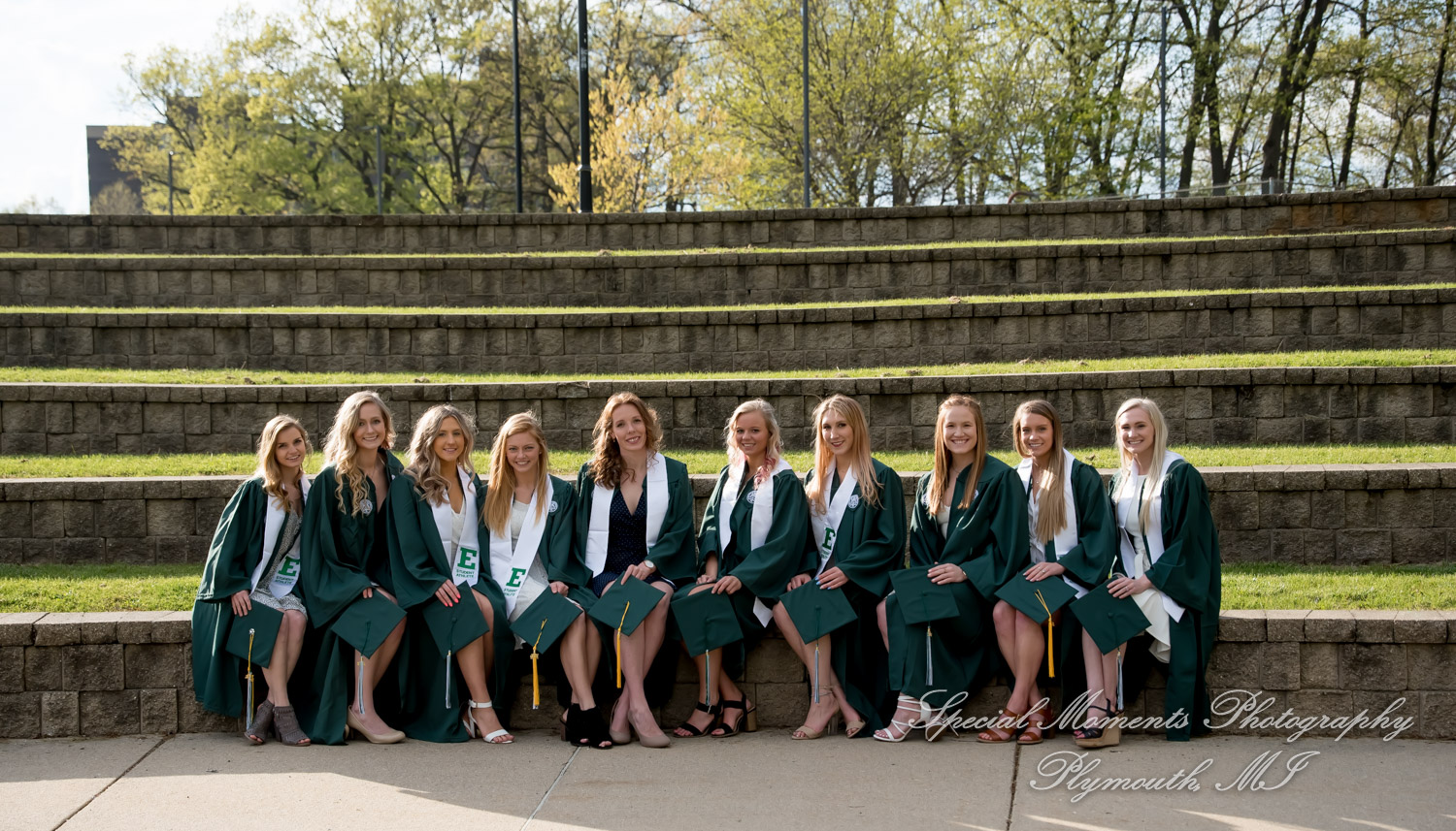 Eastern Michigan University graduation photograph
