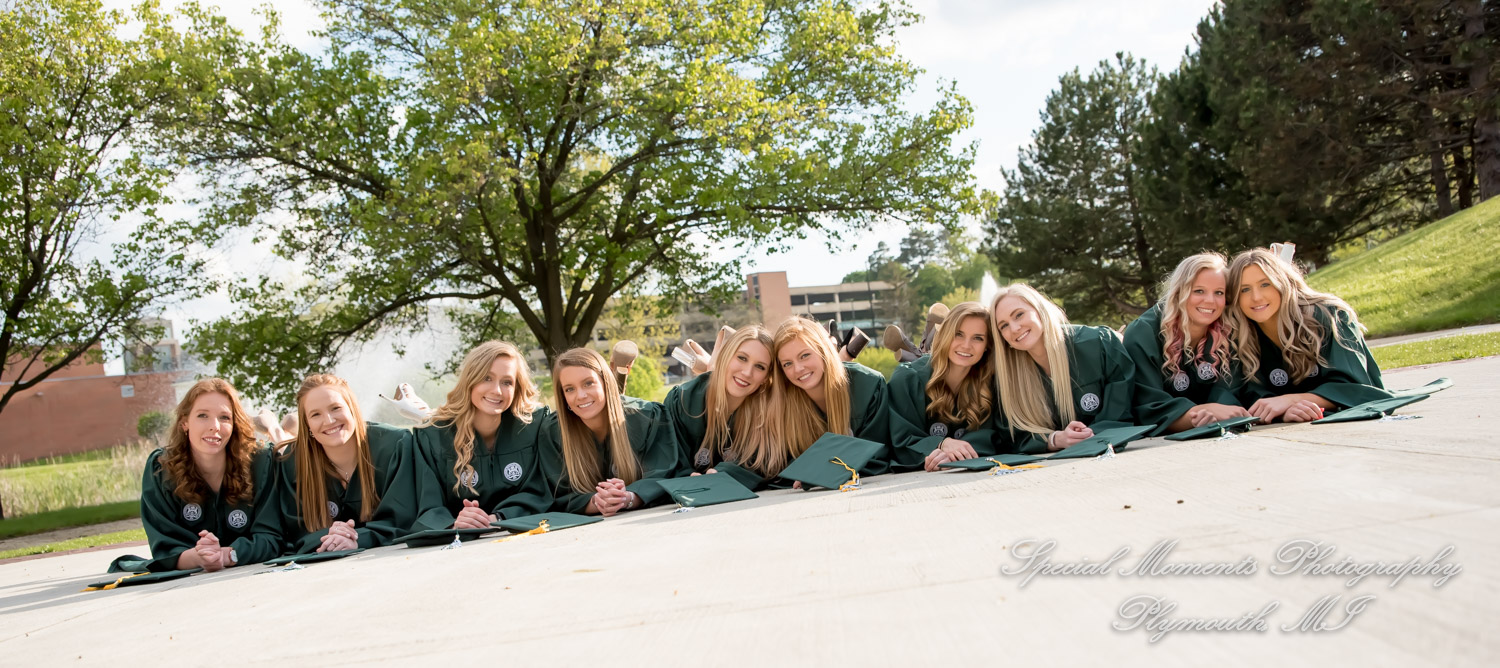 Eastern Michigan University graduation photograph