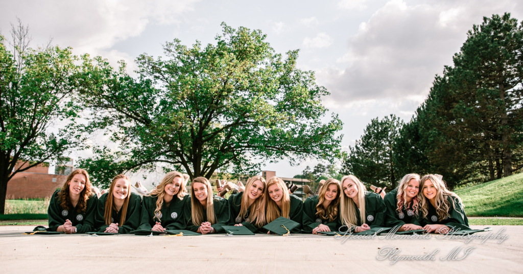 Eastern Michigan University graduation photograph