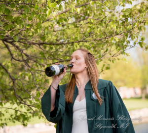 Eastern Michigan University graduation photograph