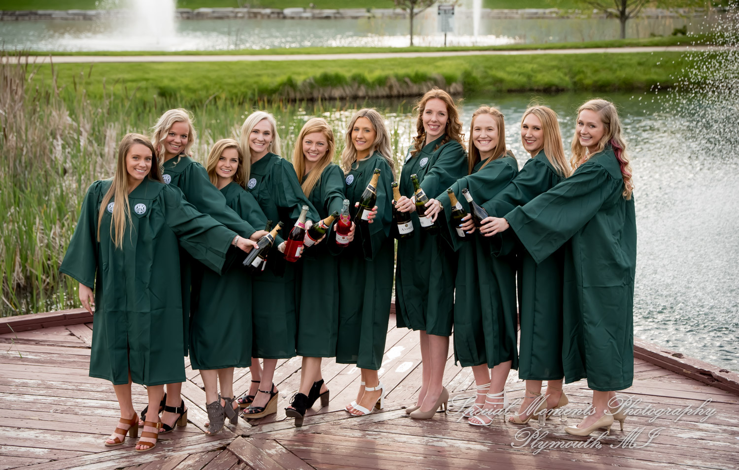 Eastern Michigan University graduation photograph