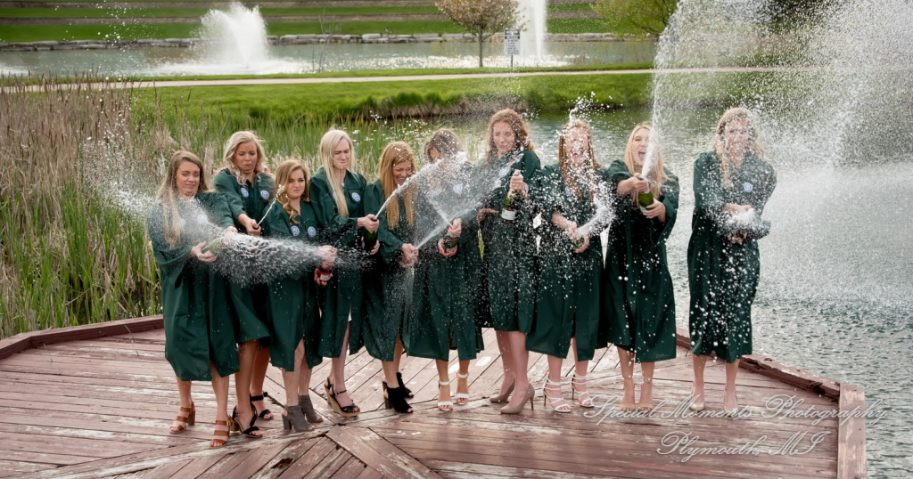 Eastern Michigan University graduation photograph