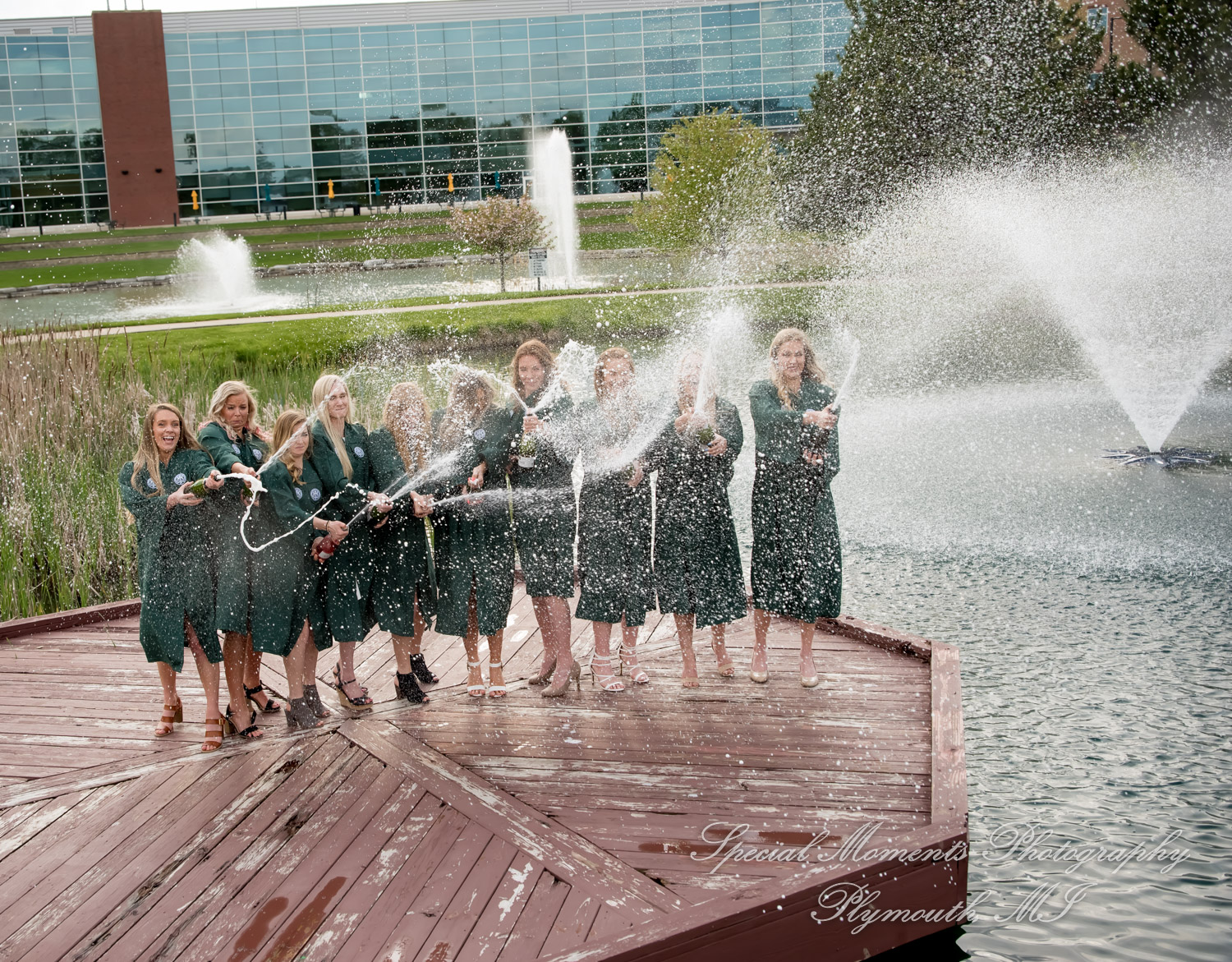 Eastern Michigan University graduation photograph